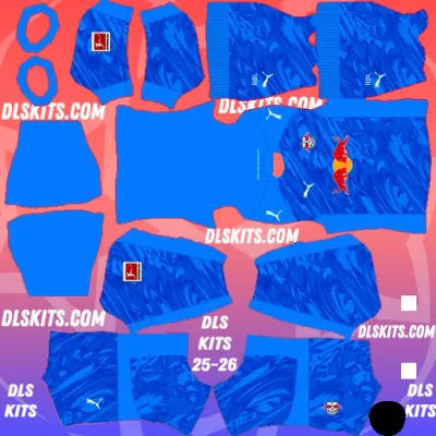 RB Leipzig 2025-26 Dream League Soccer Kits DLS 26 Goalkeeper Home RB Leipzig Dream League Soccer Kits 2025-26