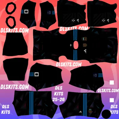 DLS Argentina Goalkeeper Home Kit