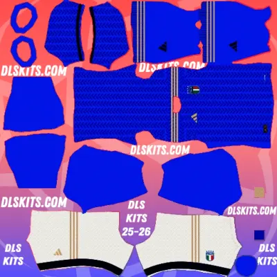 Italy Home Kit 2026 FIFA World Cup DLS Kits