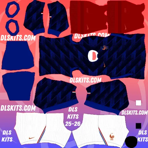 Dream League Soccer Kits France Home Kit 2026 FIFA World Cup