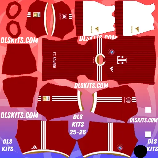 Bayern Munich 2026-27 Dream League Soccer Kits for DLS 26