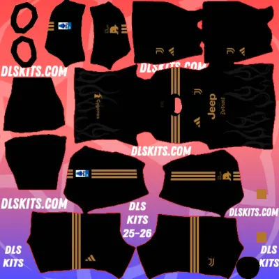 Juventus FC 2026-27 Dream League Soccer Kits For DLS 26 Third Juventus FC 2026-27 DLS 26 Kits for Dream League Soccer