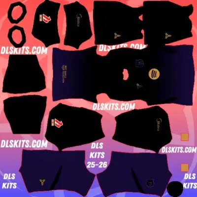 Away Barcelona 2026-27 DLS Kits for Dream League Soccer