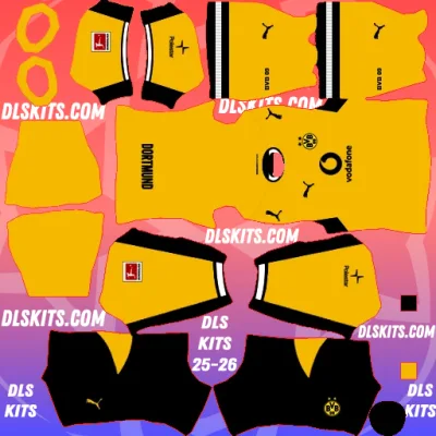 Borussia Dortmund Home Kit 2026-27 DLS Kits