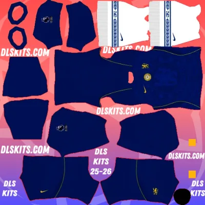 DLS Home Chelsea FC 2026-27 Dream League Soccer Kits